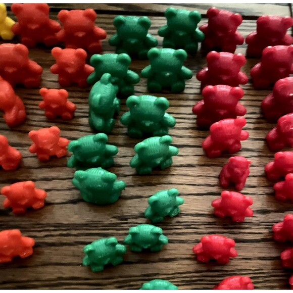 Counting Bears Lot of 80 Six Colors Set Manipulative Educational Math Toys - Picture 4 of 7